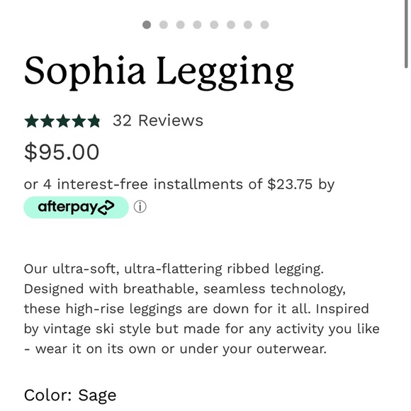 Halfdays Sophia Leggings Espresso - Picture 4 of 5
